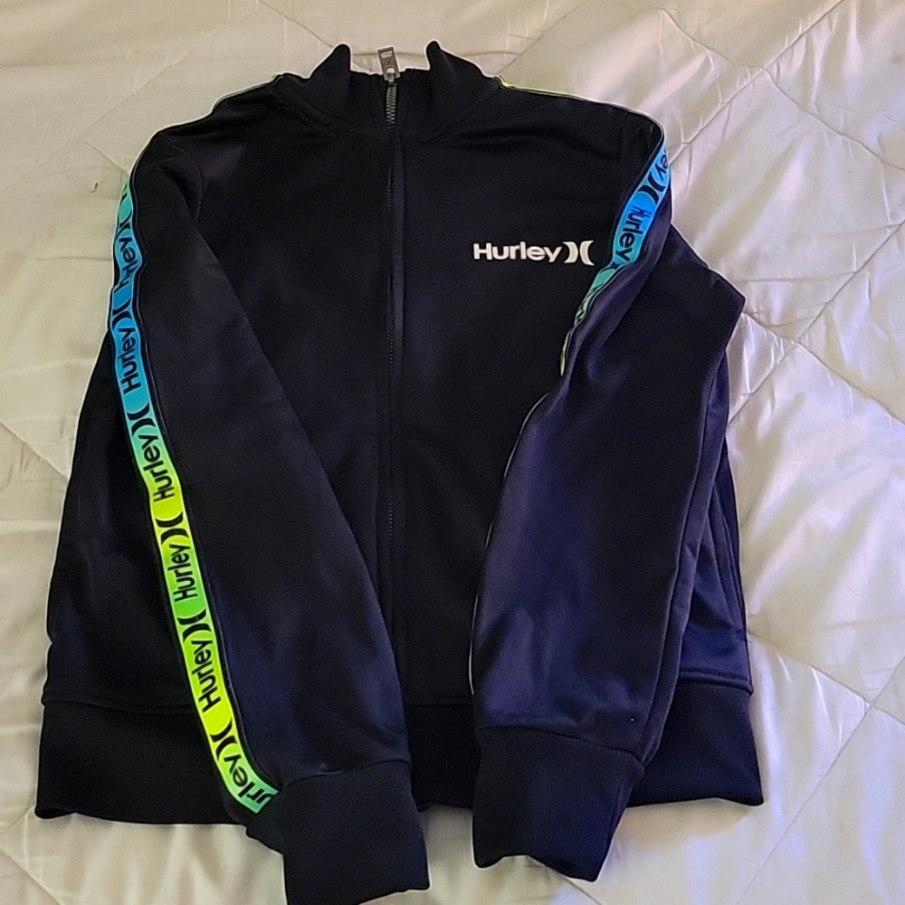 Hurley kids track jacket size 8